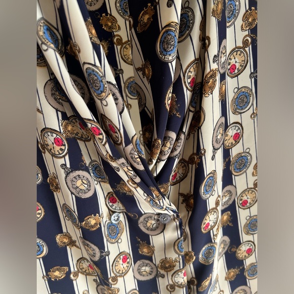 Vintage low neck Helené St. Marie Blouse - Picture 3 of 5